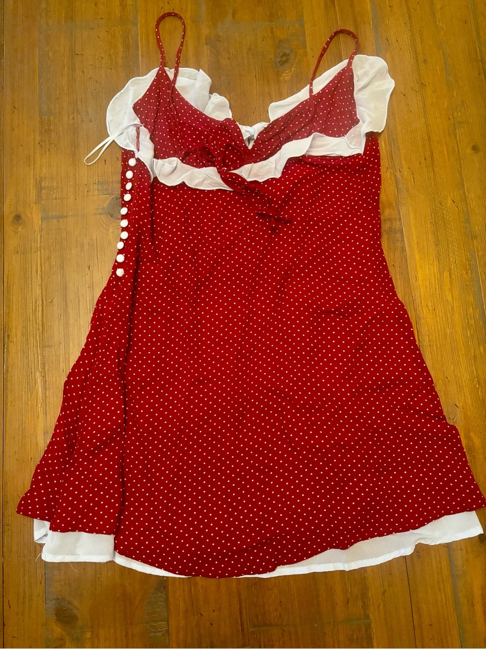 Frankie’s bikinis chiffon picnic hour mini dress - Picture 11 of 16